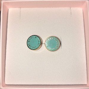Marc by Marc Jacobs sea foam gold teal earrings